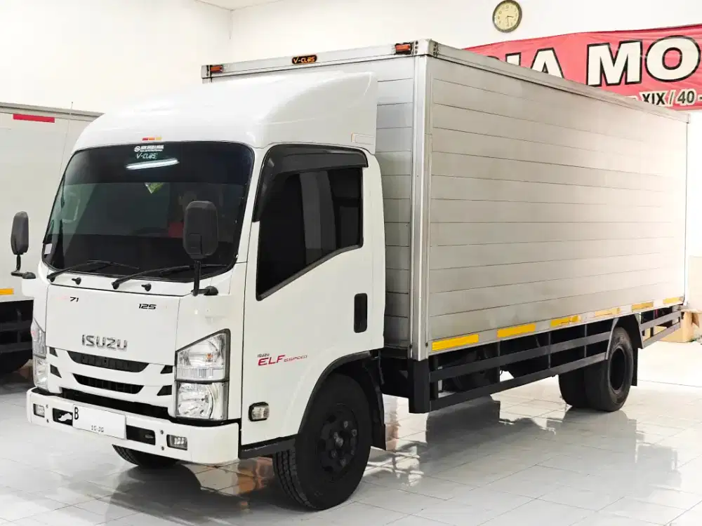 Antik Isuzu ELF Giga 2020 NMR 71 Long 6 Roda Euro2 Box Aluminium Jumbo