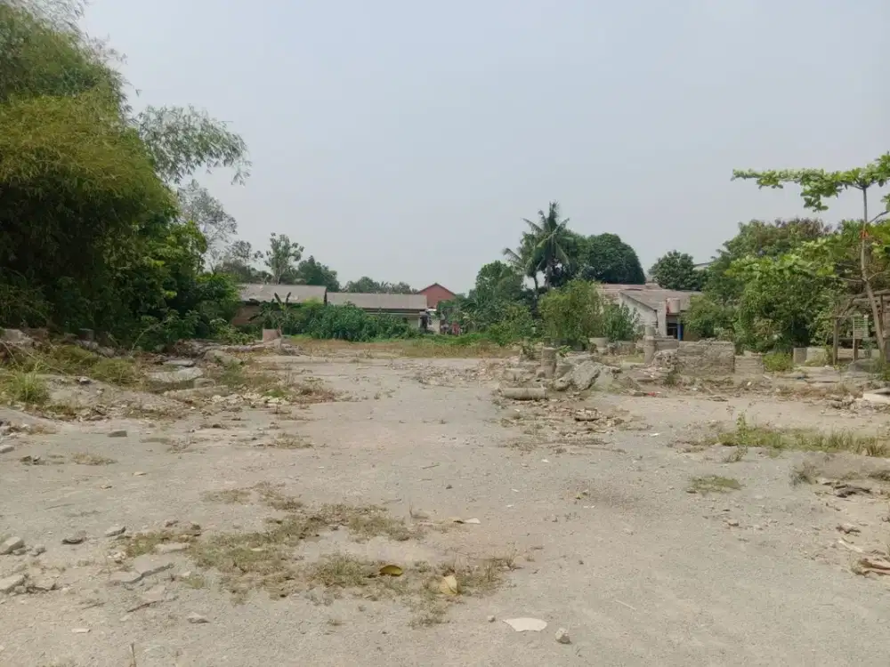 Disewakan Lahan Strategis di Jalan Raya Setu - Bantar Gebang, Pedurenan Mustikajaya Bekasi