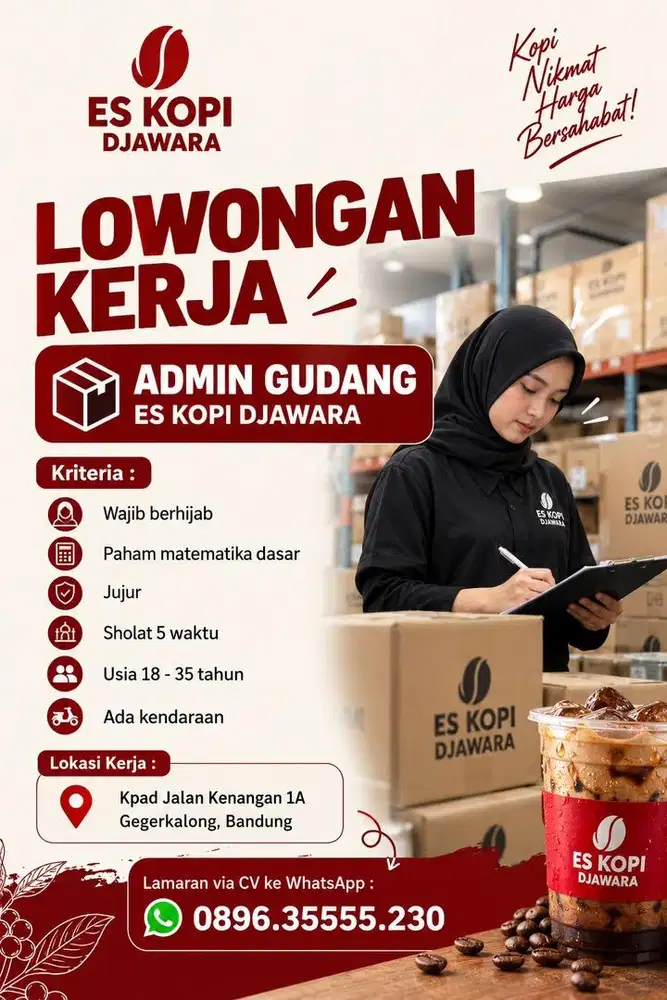 Loker admin gudang
