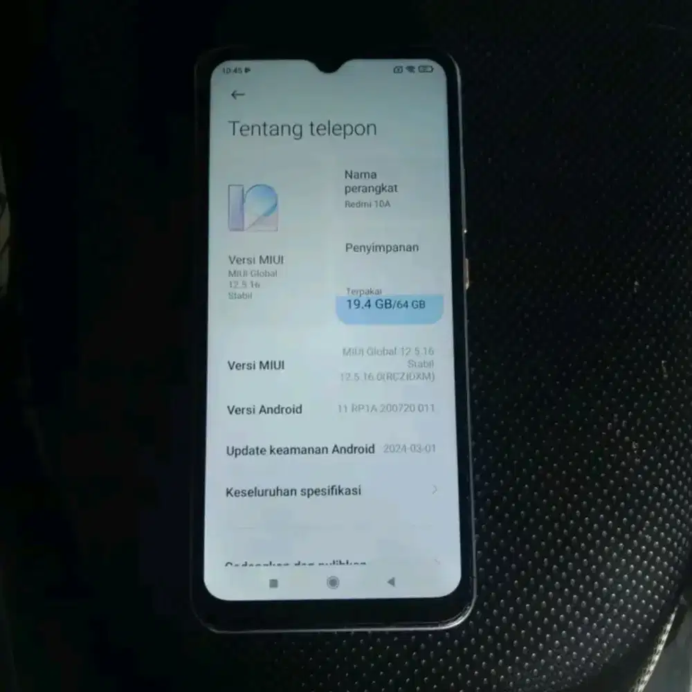Redmi 10a HP aman siap pke