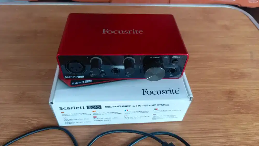 Focusrite Scarlet Solo gen 3