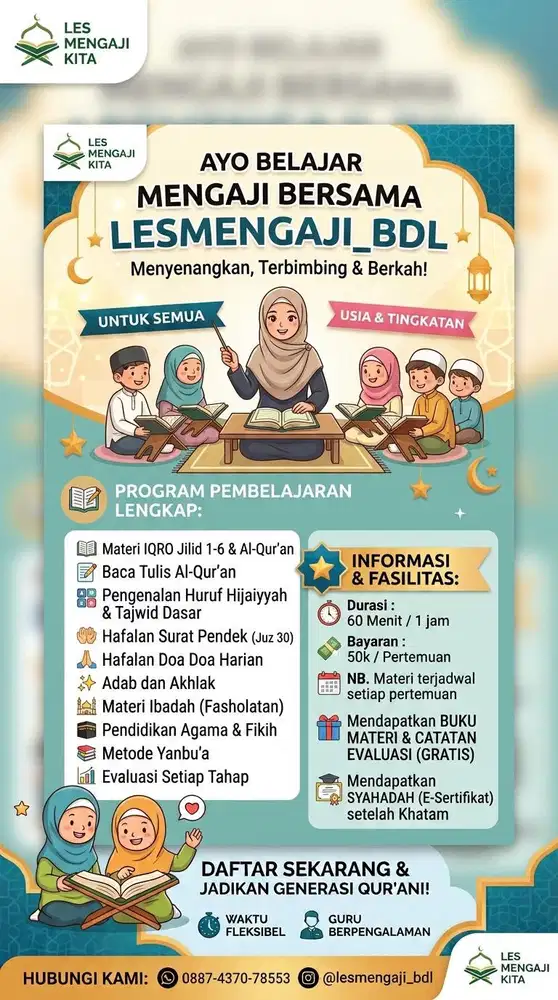 LES PRIVAT MENGAJI BANDAR LAMPUNG