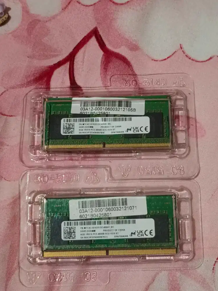 DIJUAL - RAM SODIMM 8X2 DDR5 - 4800
