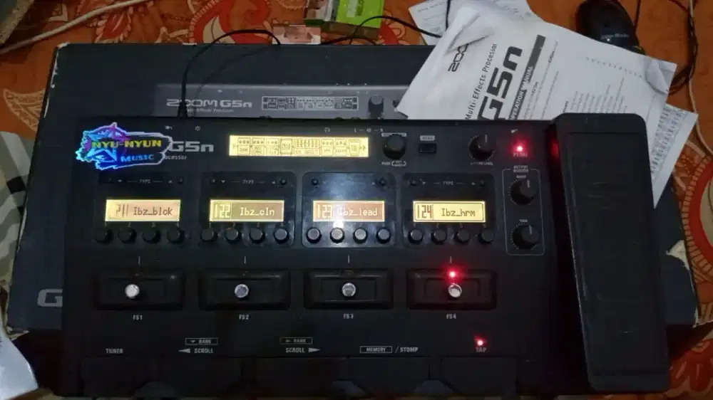 Efek gitar zoom G5n