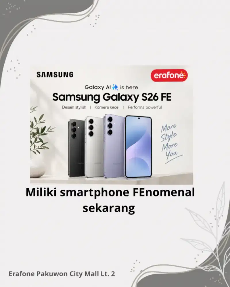 SAMSUNG GALAXY S26 FE cicilan 0% DP