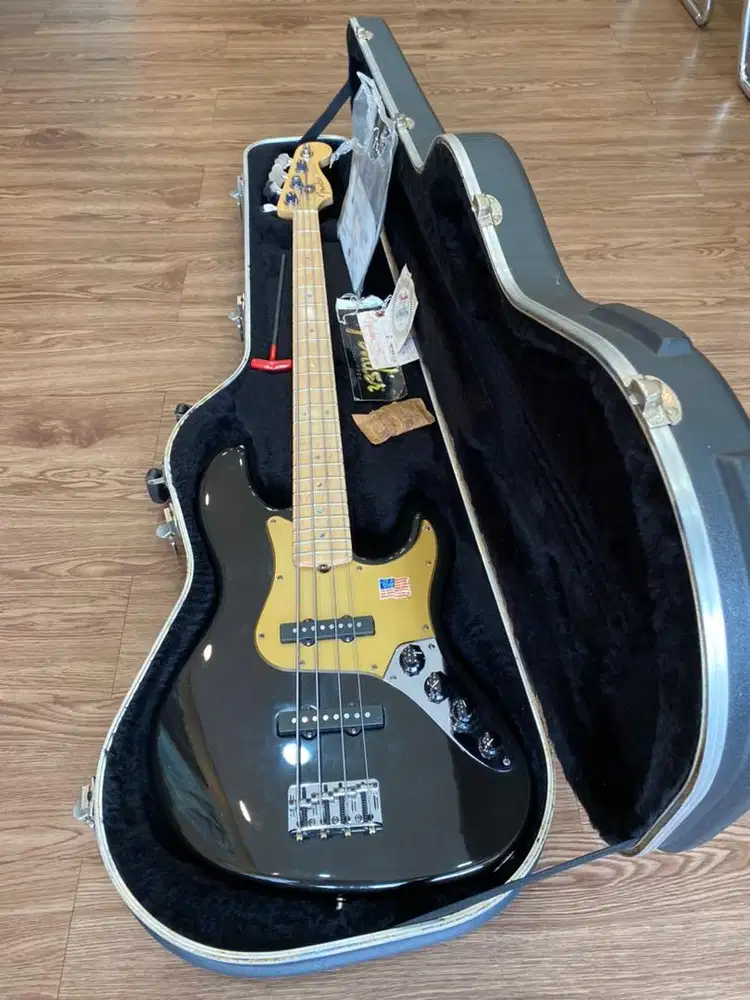 Fender jazzbass american deluxe texas tea