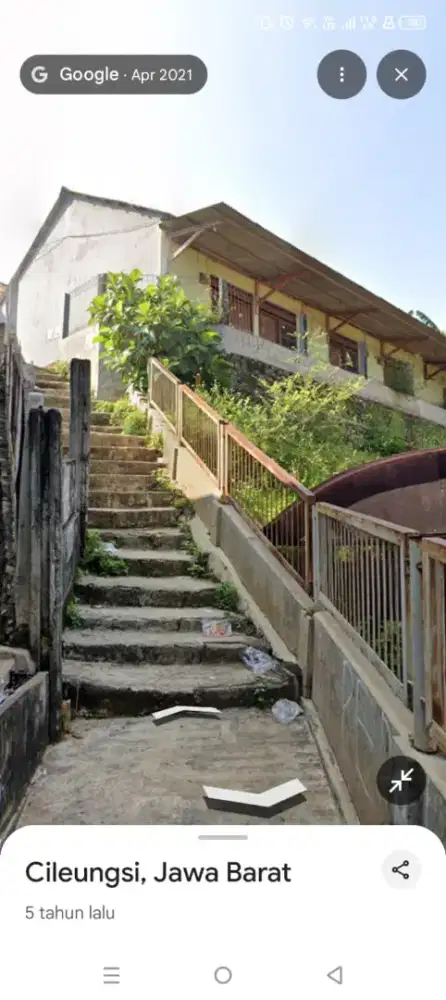 Di jual cepat tanah beserta bangunan