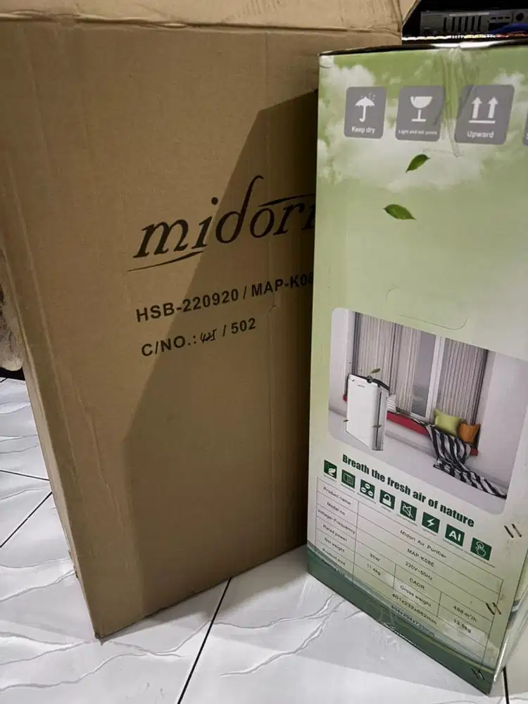 JUAL RUGI AIR PURIFIER NEW