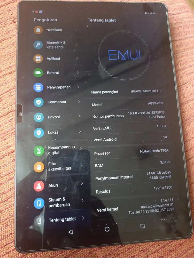 Tablet Huawei 10,1