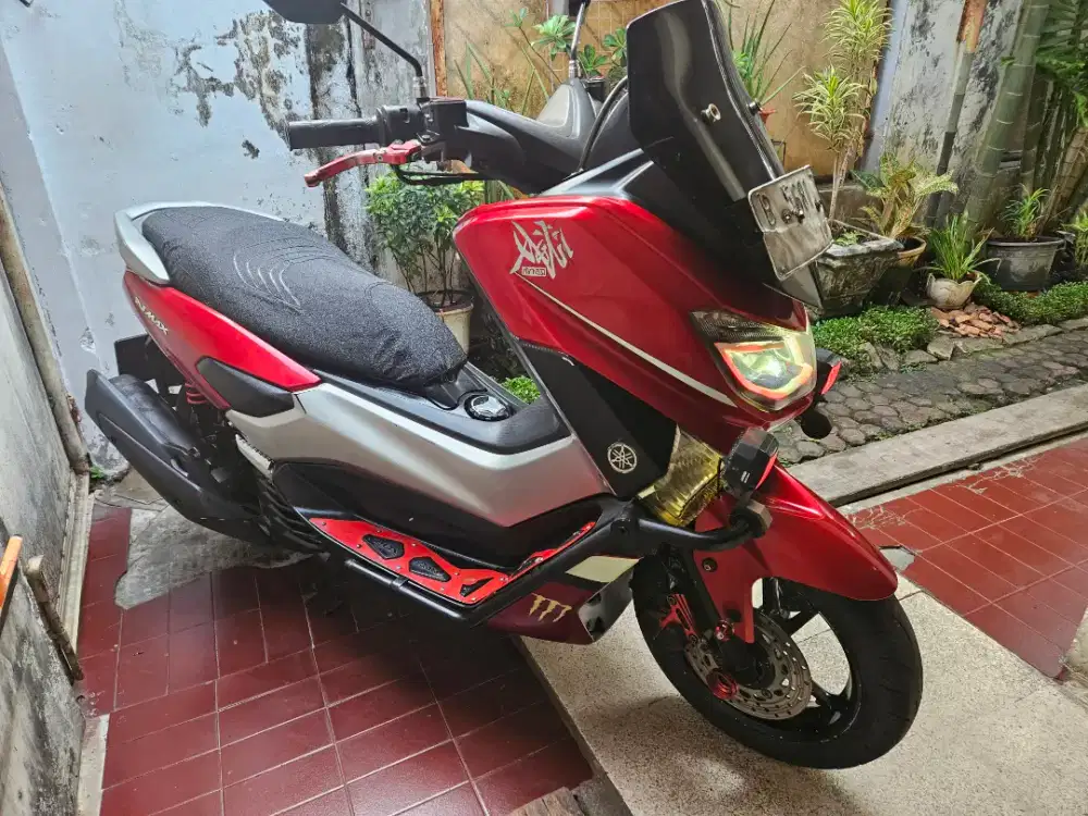 Yamaha Nmax Old Merah 2015 Full orisinil.