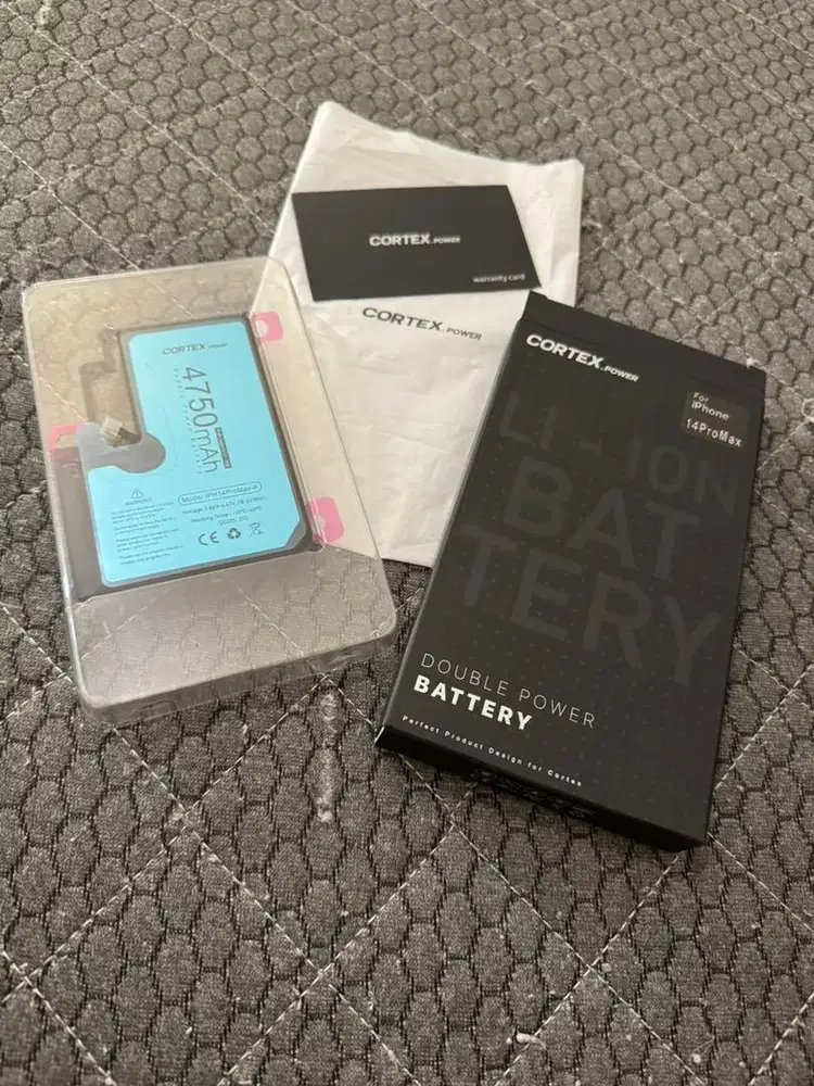 Baterai Cortex iPhone 14 ProMax Masih Baru