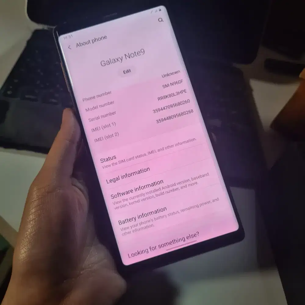 Samsung Galaxy Note 9 6/128GB SEIN Shadow – Unit Only