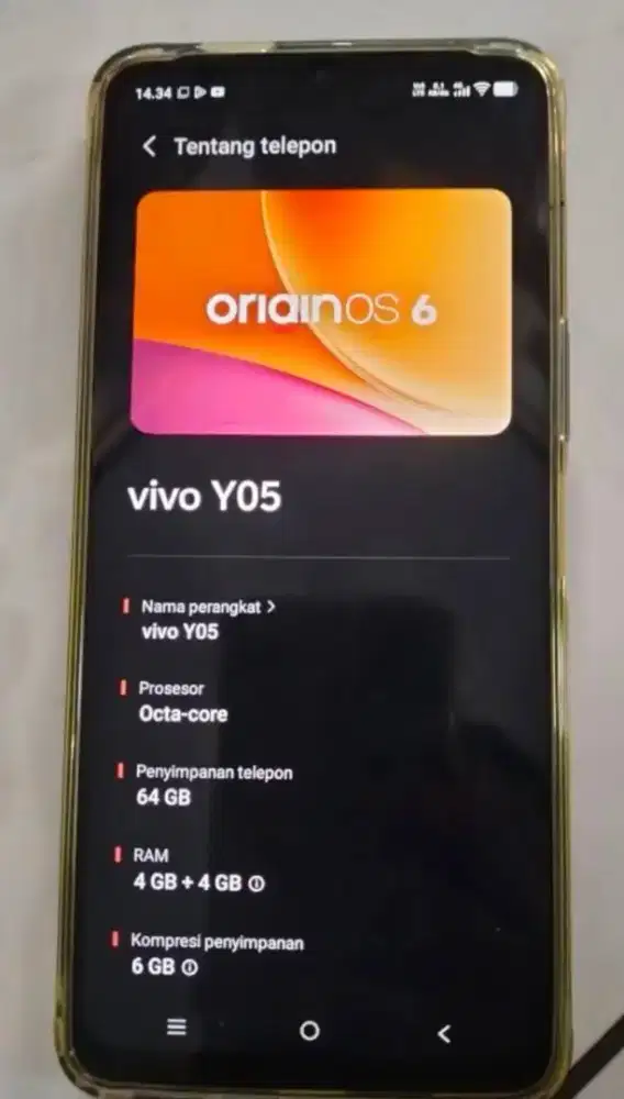 VIVO Y05 full set