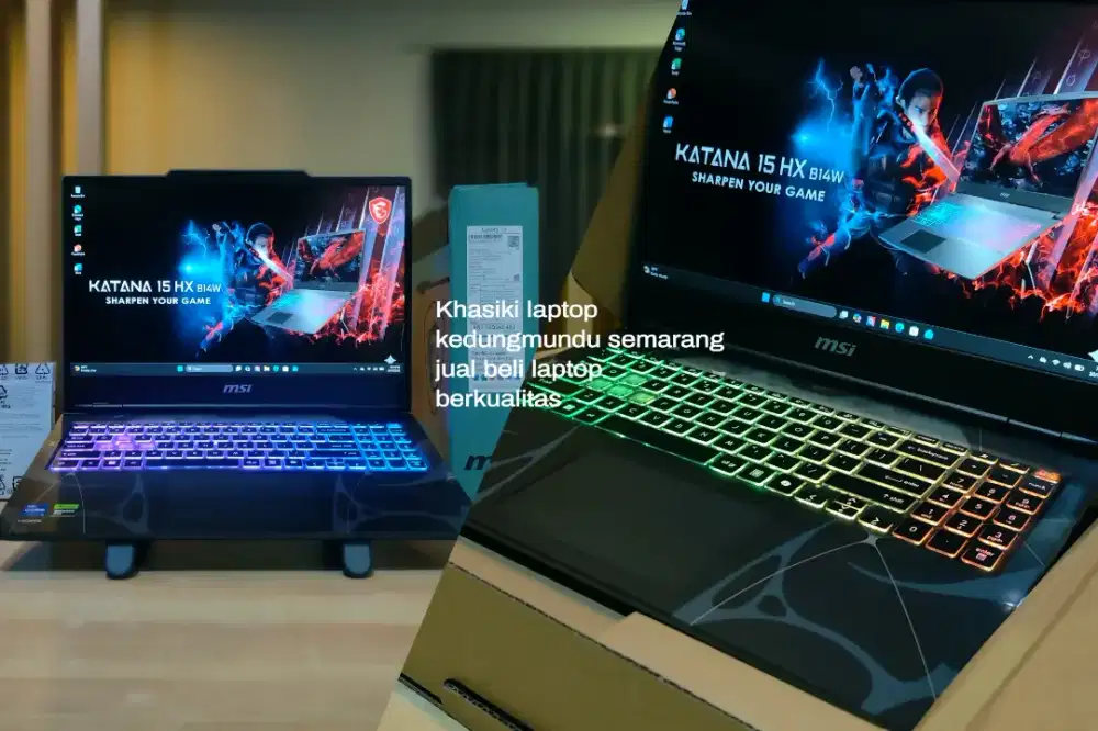 Msi cyborg i7 gen13 rtx5050 8gb Pmkaian 8hari gransi 2028