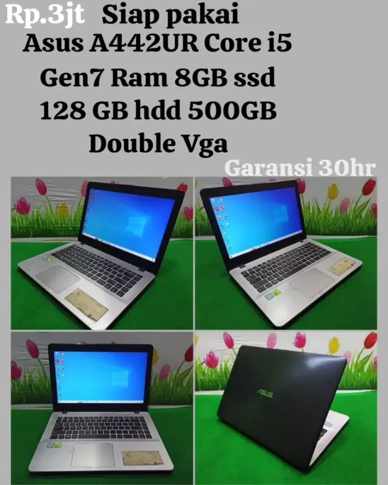 Asus A442UR Core i5 Gen7 Ram 8GB SSD 128GB hdd 500GB /Double Vga