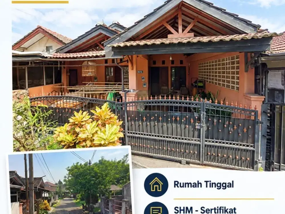 DIJUAL VIA LELANG RUMAH PAMULANG ESTATE TANGERANG SELATAN Jl. Apel 4, Pamulang Tim., Kec. Pamulang, Kota Tangerang Selatan, Banten 15417