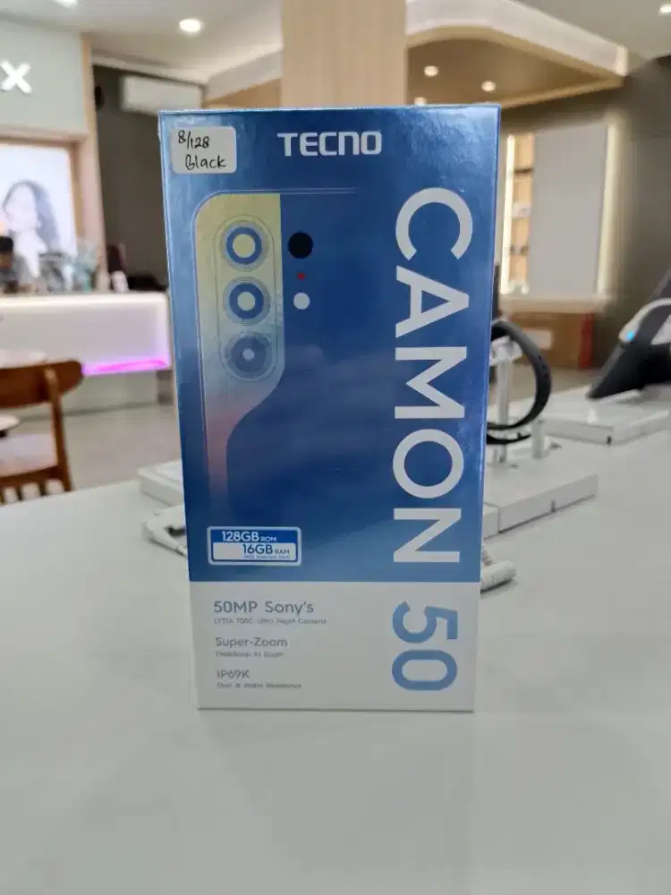 Tecno Camon 50 8/128 New Garansi Resmi Segel Box