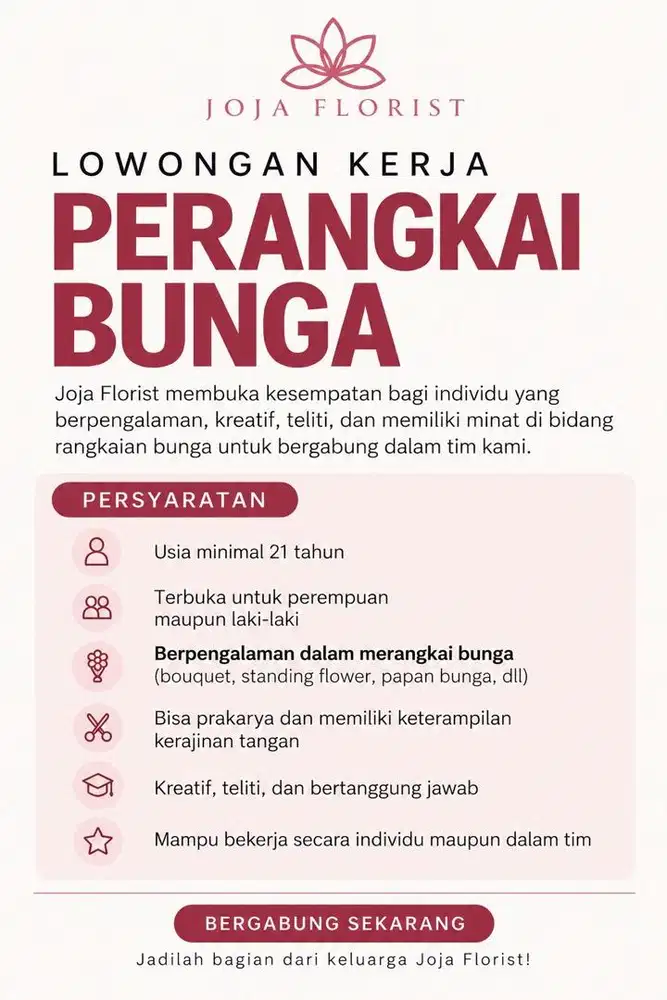 PERANGKAI BUNGA