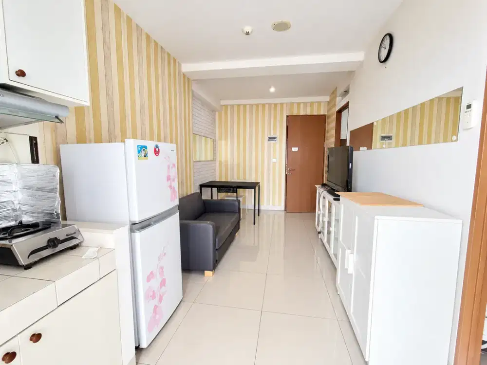 Disewakan Apartemen Oak Tower A Lantai 3 – 2 Bedroom Full Furnish, Lantai Rendah, Siap Huni & Strategis di Pulo Gadung