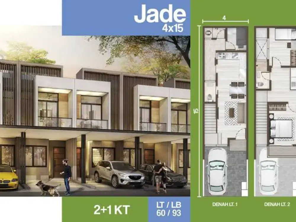 Di sewakan rumah PIK 2 Uk 60m2 4x15 at Tangerang