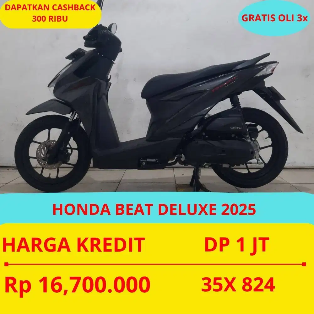 HONDA BEAT DELUXE 2025 DP MURAH 1 JUTA GUYSS