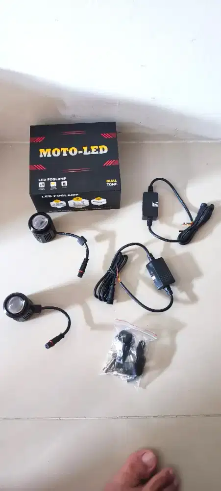 Lampu LED, tembak, sorot, foglamp motor