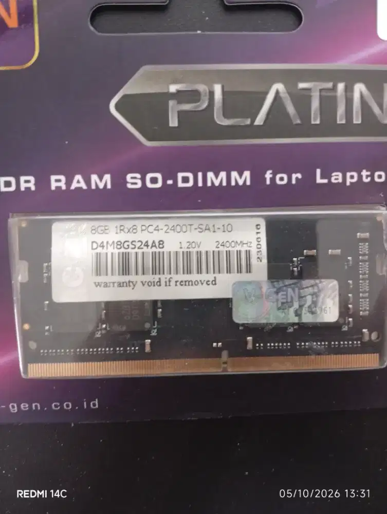 Ram ddr4 SO DIMM 8gb