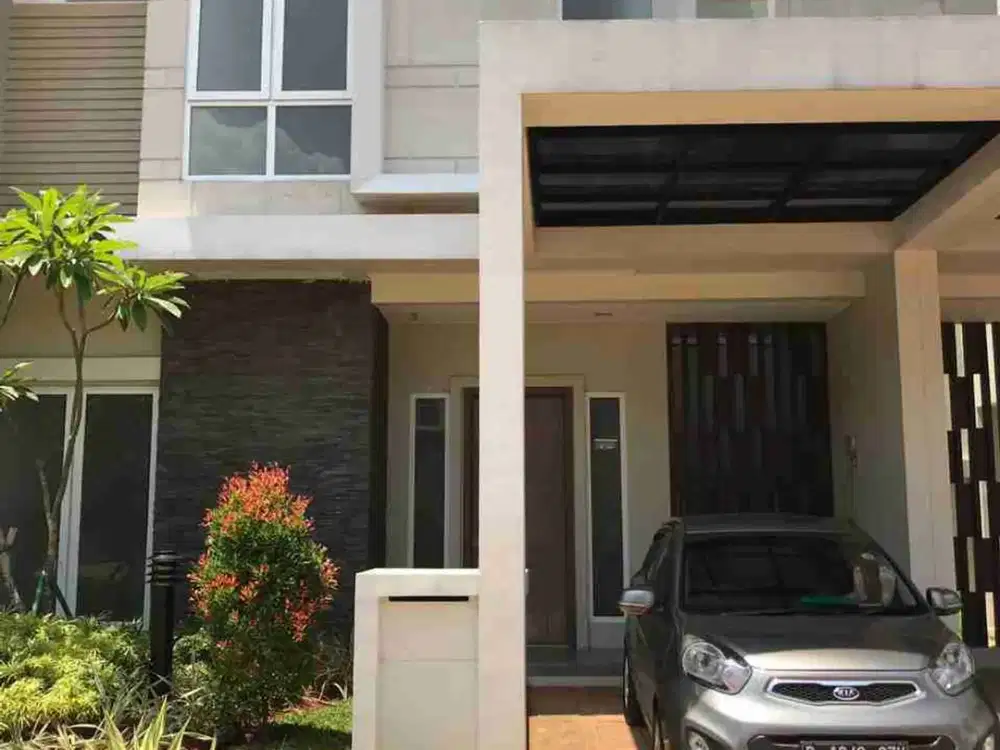 Rumah tropis dua lantai dijual di Cinere, mepet Jaksel, sekilo ke tol Desari/Brigif, kawasan mudah akses