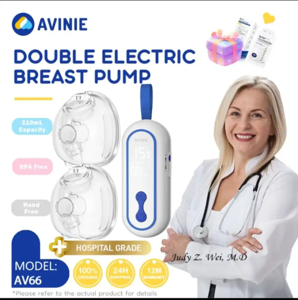 AVINIE Double Electric Breast Pump AV66 - Bekas/Lengkap