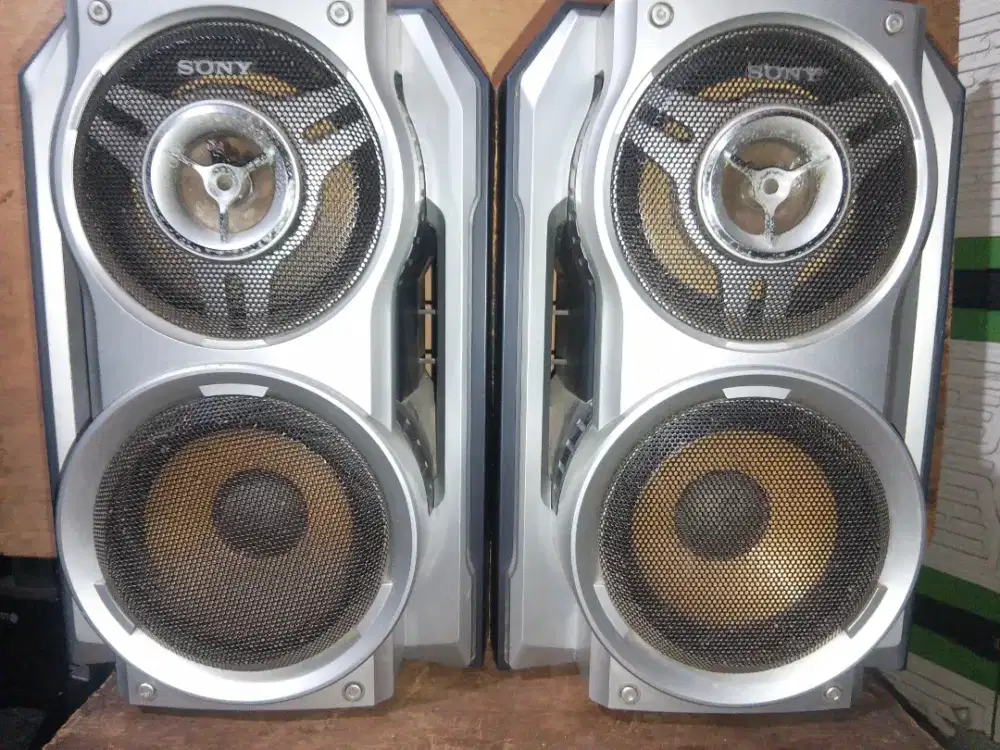 Sony Speaker Dobel Woofer RV 990, full ori, box utuh, merk Japan
