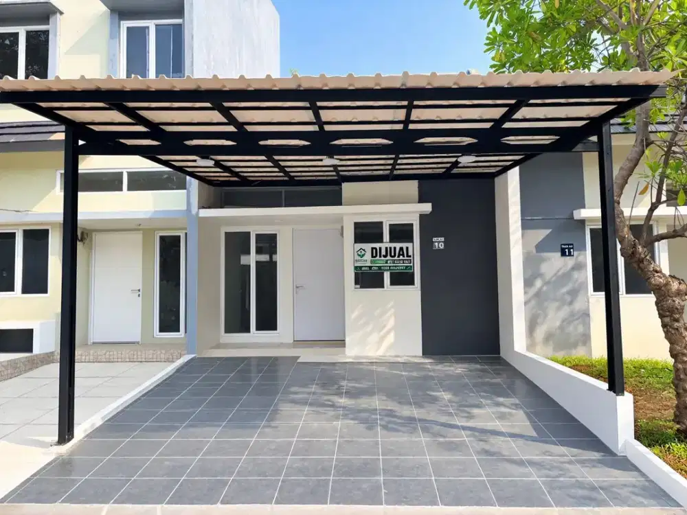 Rumah Full Renovasi Murah Cluster Perumahan Sentraland Paradise Parung Panjang Siap Huni Dekat Stasiun KRL Akses Tol Sertifikat SHM Cisauk Legok BC