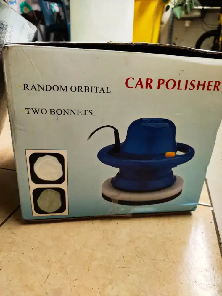 Jual car polisher, alat pemoles cat mobil motor, kondisi baik,