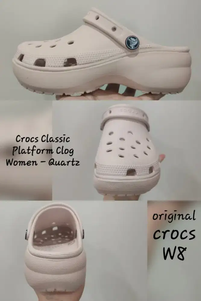 Original Crocs Classic Platform Clog Women - Quartz