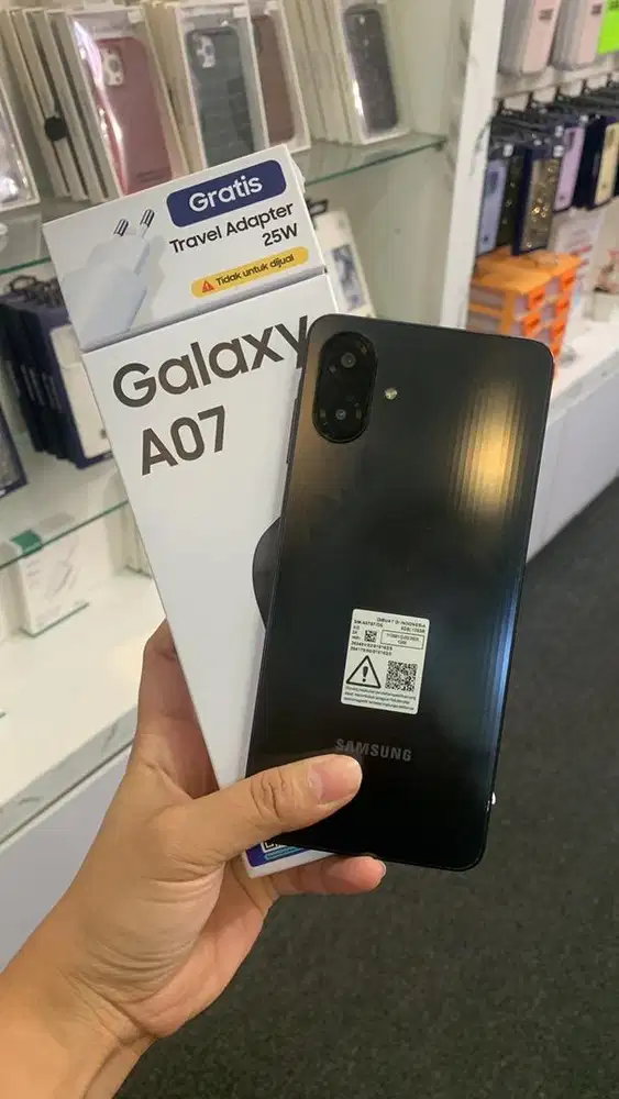Samsung a07 6/128gb fullset nominus terima tt kredit