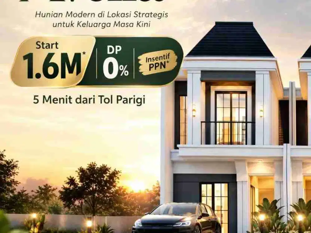 AVELLA Cluster Baru Graha Raya Bintaro  Lokasi 5 Menit Tol Parigi