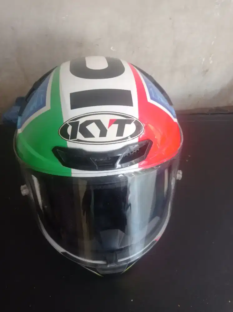 helm kyt leopard size M/L
