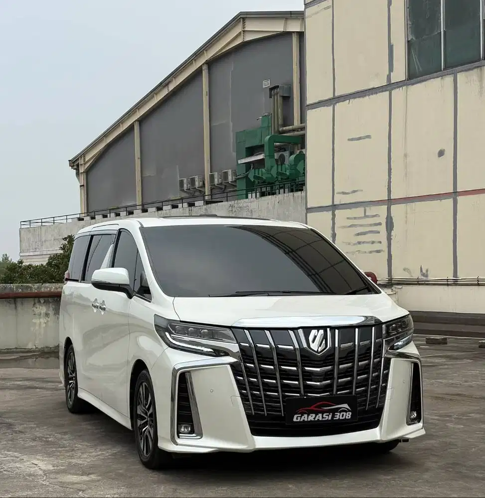 Toyota Alphard 2.5 SC 2017 Putih Facelift 2021 JBL Audio KM 72 rb