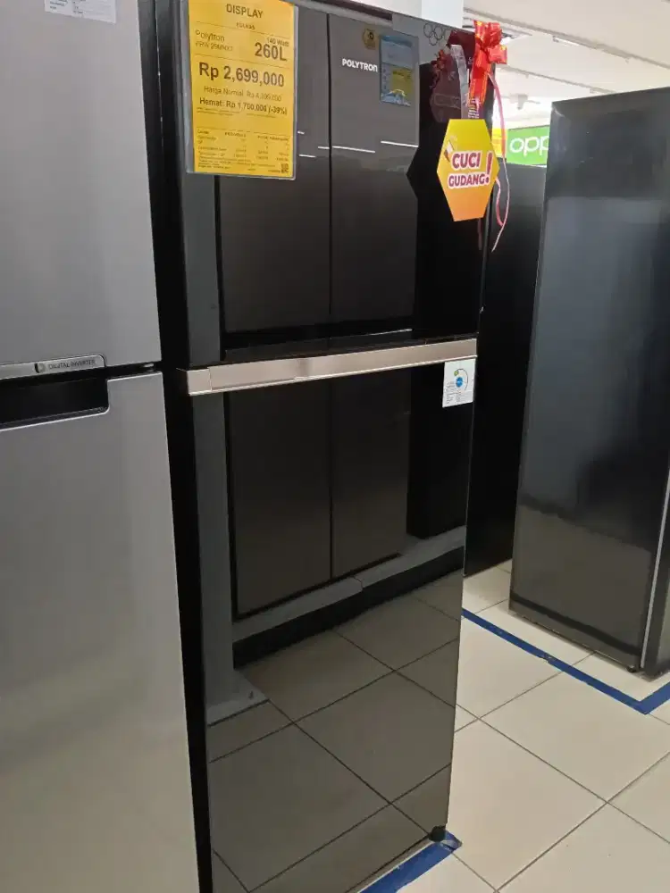 KULKAS POLYTRON 2 PINTU SPESIAL DISPLAY BISA CICILAN