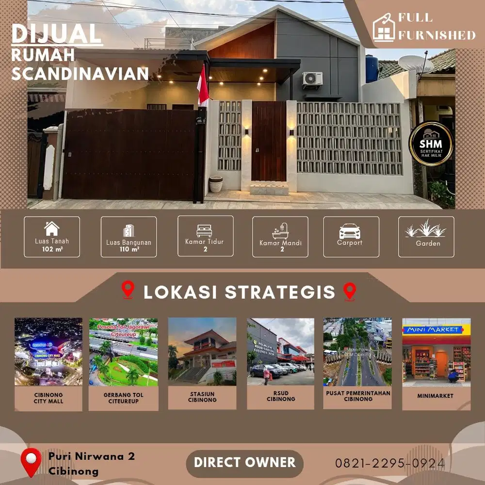 Rumah puri nirawana 2 cibinong