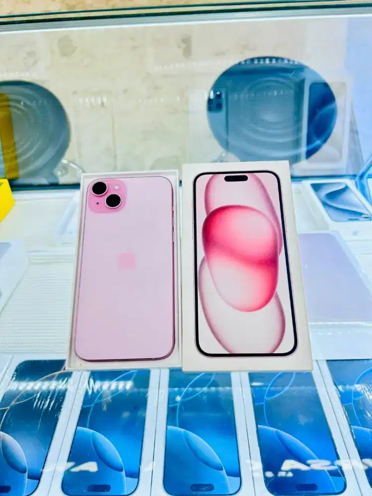 iPhone 15 Plus 128GB PINK BH 85% ex iBox Resmi original Lengkap