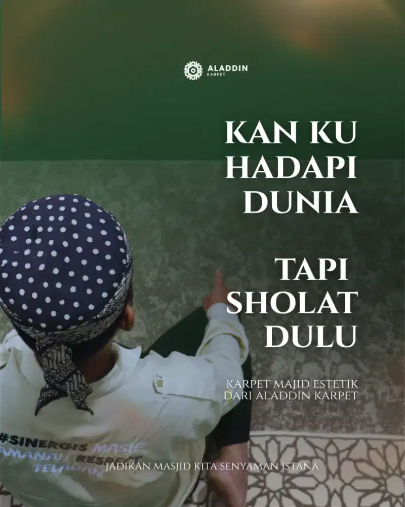 Toko karpet masjid Madiun terlengkap gratis pasang