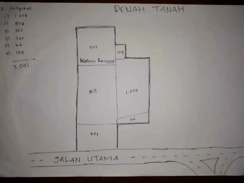 Dijual Murah Tanah Luas Cocok Untuk Kavlingan Dan Perumahan Dekat SCH