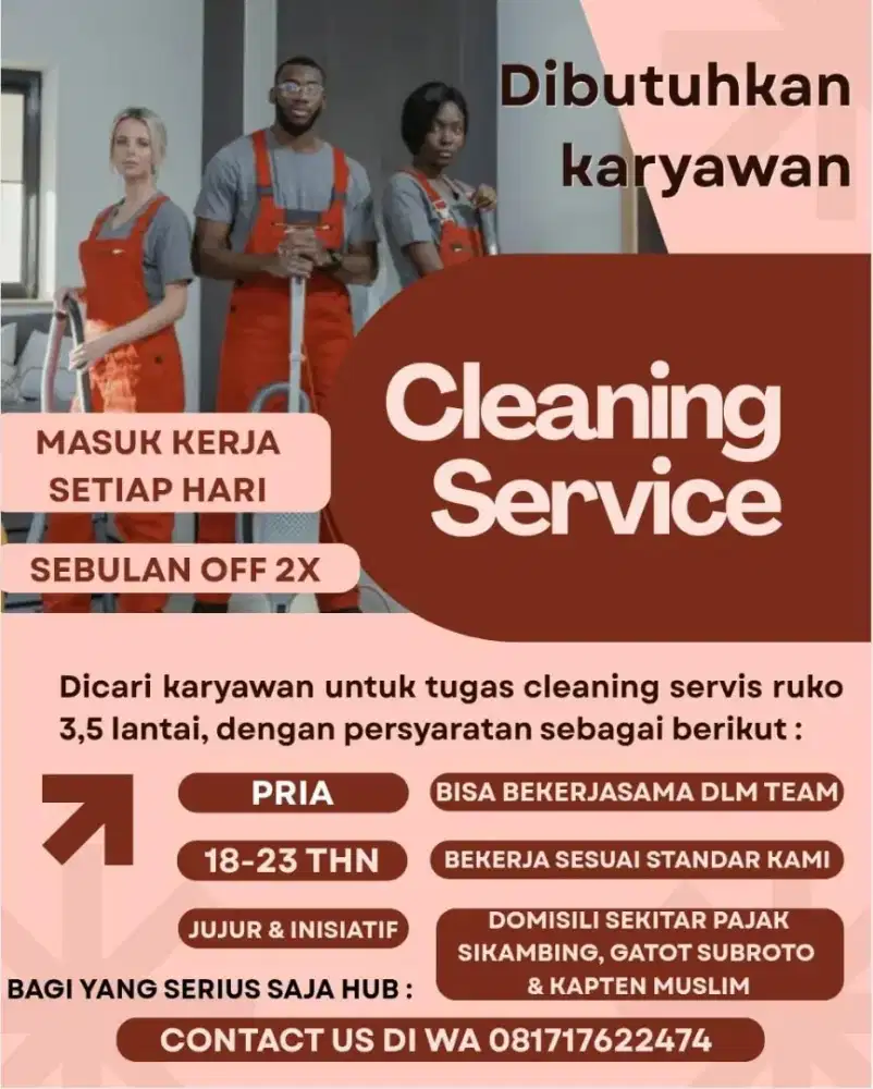 Lowongan kerja untuk pria