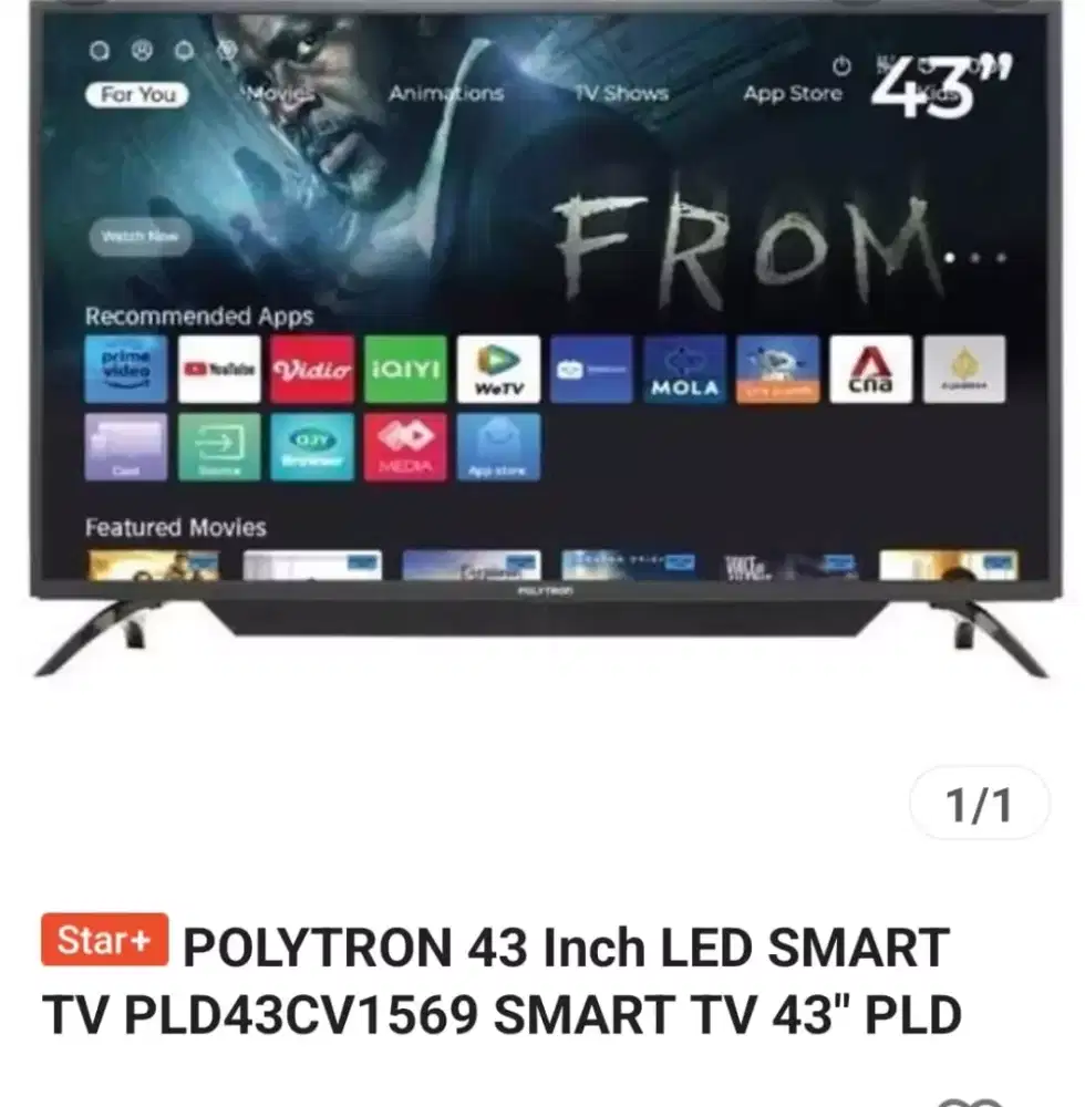 Dijual Smart TV 43 Inch baru