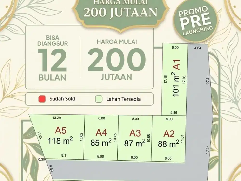 Green Cileunyi Asri – Kavling SHM 200 Jutaan