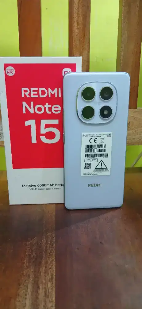 Redmi not 15 Ram 8/256 garansi panjang mulus no minus