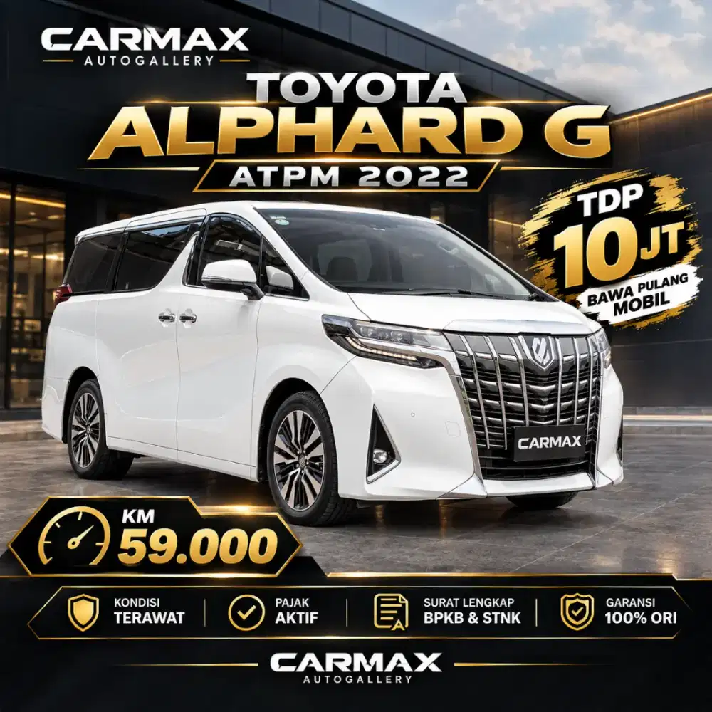 Toyota Alphard 2.4 G ATPM 2022 Istimewah!