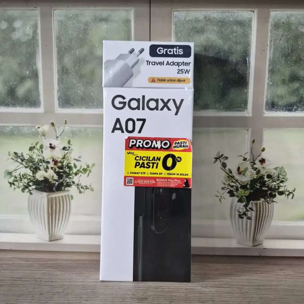PROMO SAMSUNG GALAXY A07 4+4/64 CICILAN RINGAN PASTI ACC!