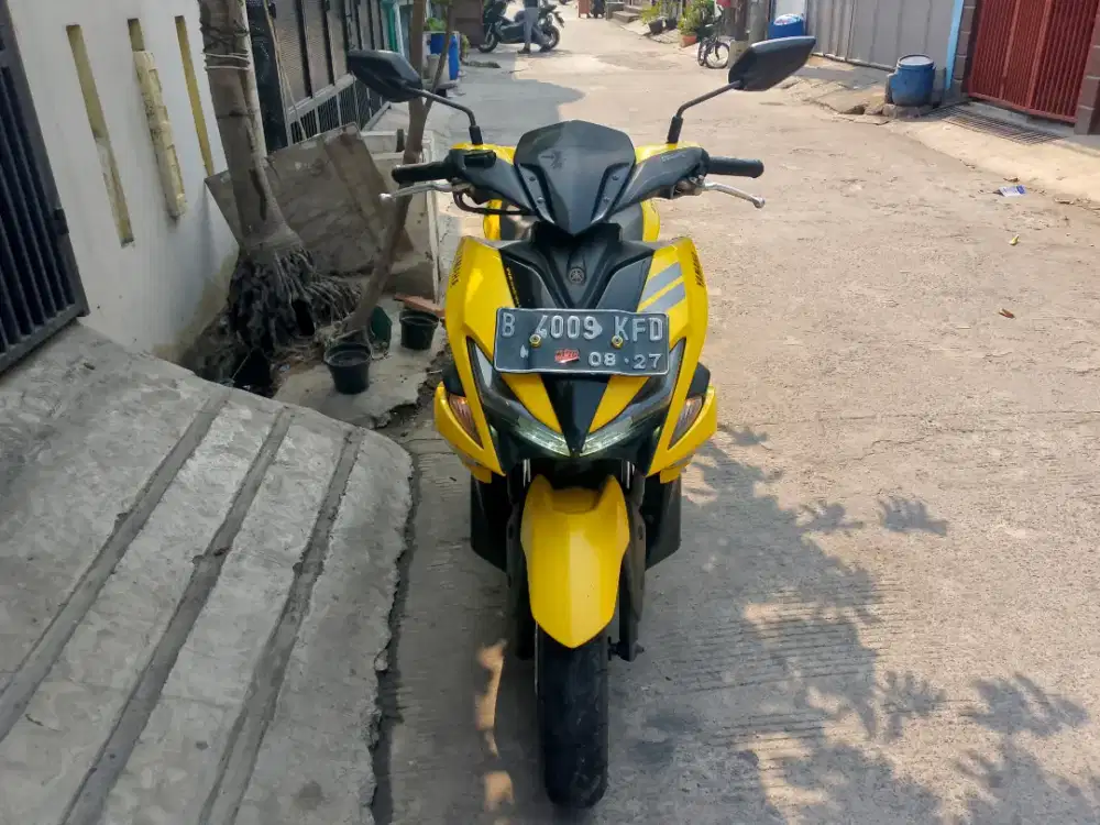 Yamaha Aerox old 155vva pajak hidup panjang baru di bayar