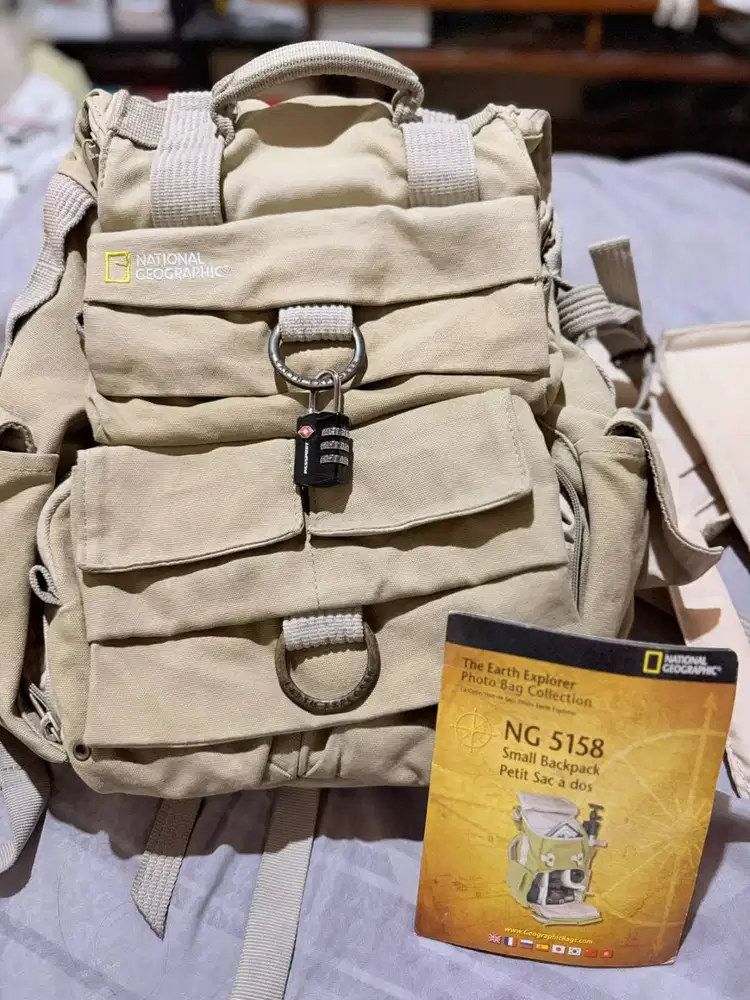 PRELOVED NATIONAL GEOGRAPHIC NG 5158 CAMERA BACKPACK (NEGO & BONUS)